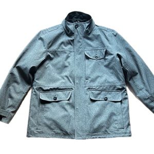 LL Bean Tek 3-in-1 All Season Parka Jacket Waterproof Coat RN71314 Grey Mens XL